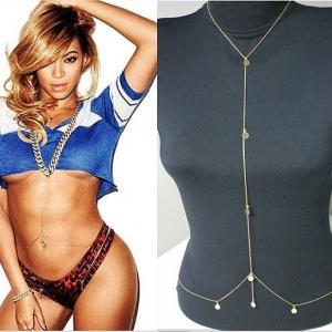 Rihanna Body Chain, Gold Chain Body, Body Jewelry,..
